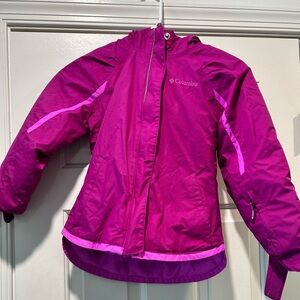 Girls pink Columbia jacket. 6/6x. Excellent condition